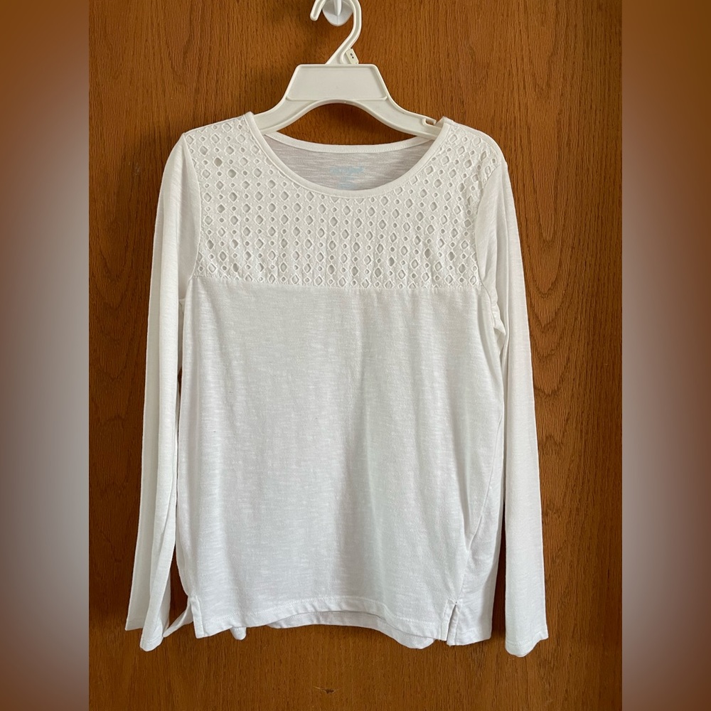 White Cat and Jack long sleeve “dressy” t shirt material